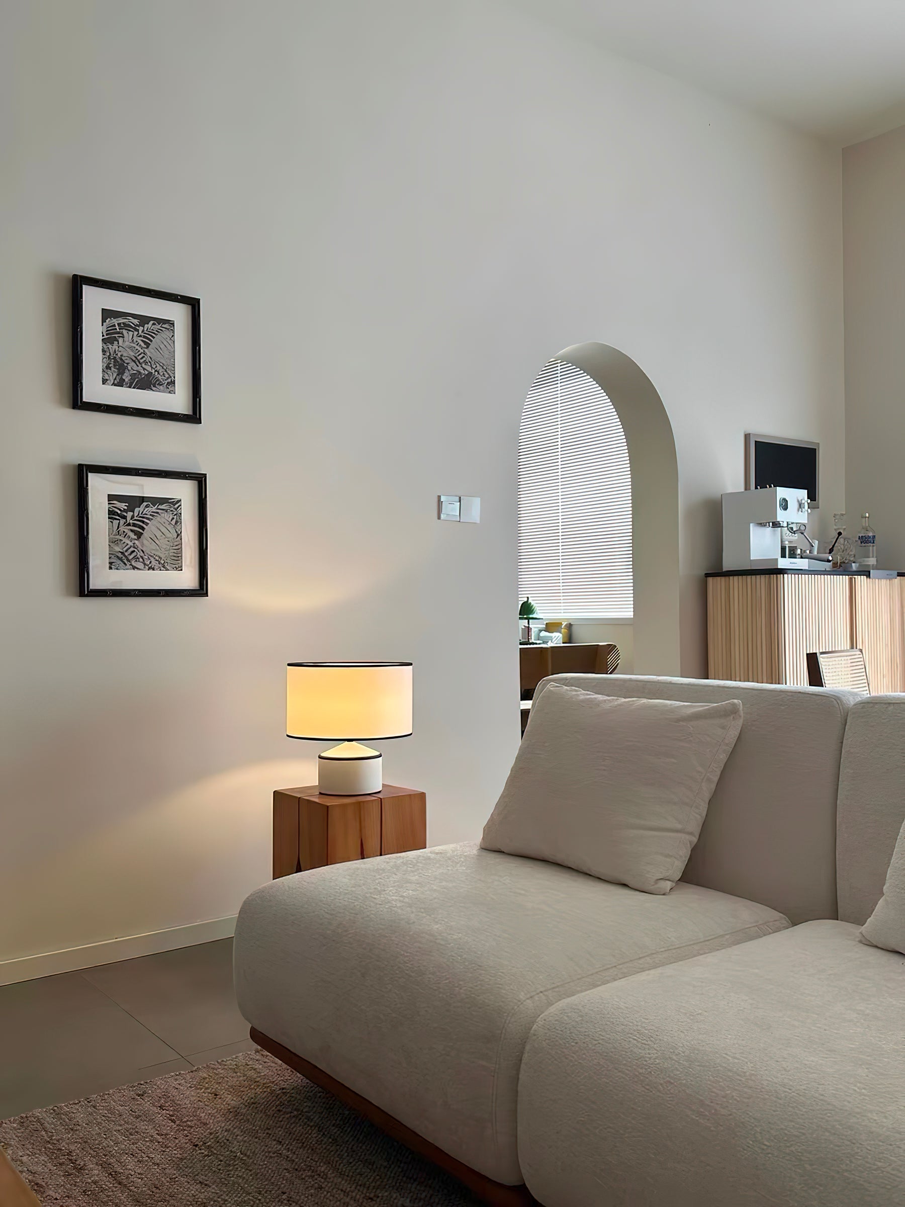 シリンダーテーブルランプ