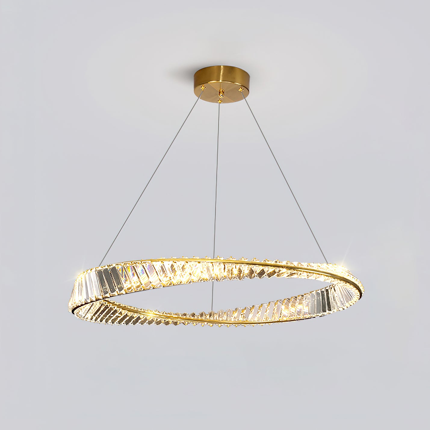 Ous クリスタル リング シャンデリア