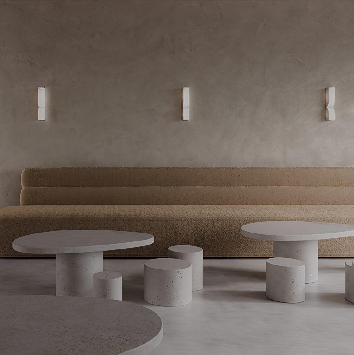 アラバスター エッセンスの壁取り付け用燭台