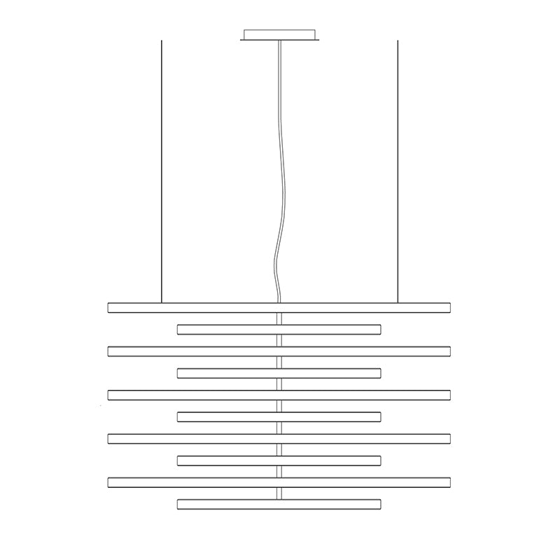 ピアノキー ブラックシャンデリア