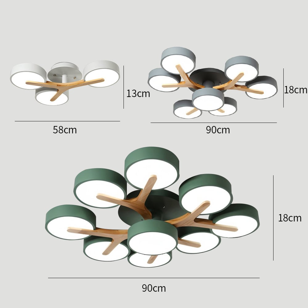 現代的で豪華なアクリル製リビングルーム用LEDシーリングライト