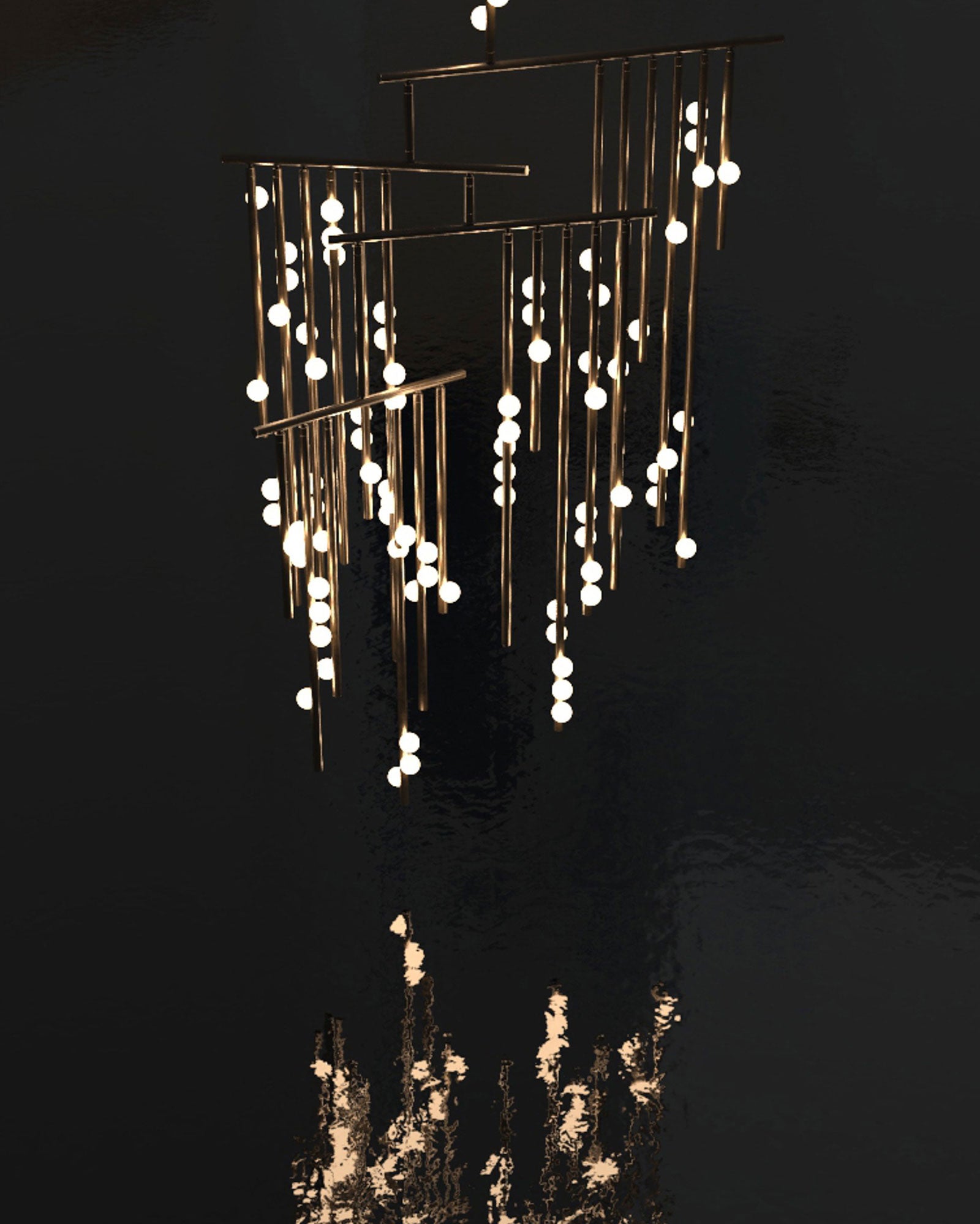 Cascade System Chandeliers