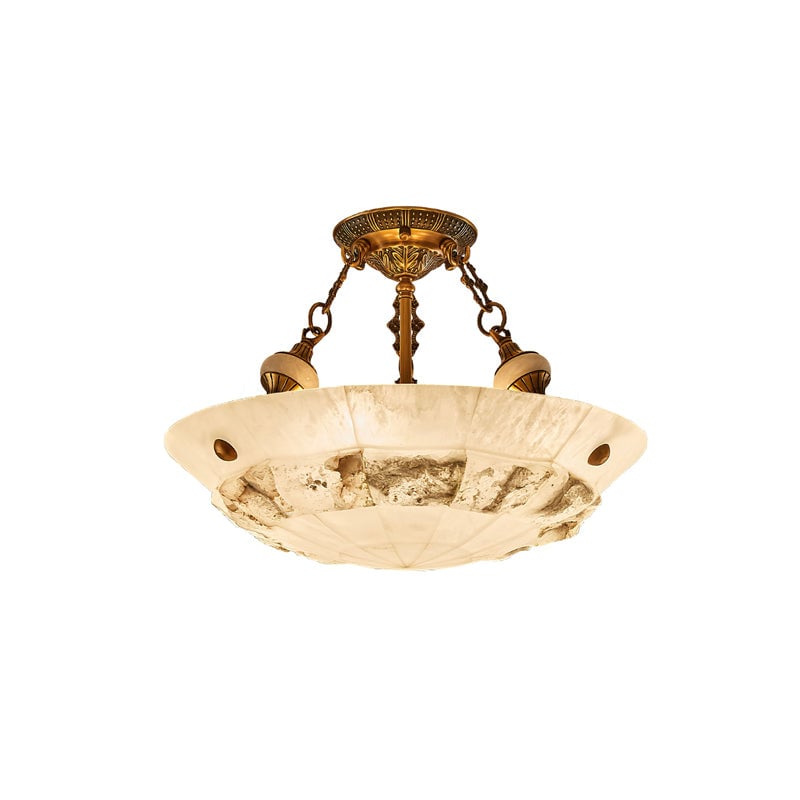 パッチワークボウル天井ランプ