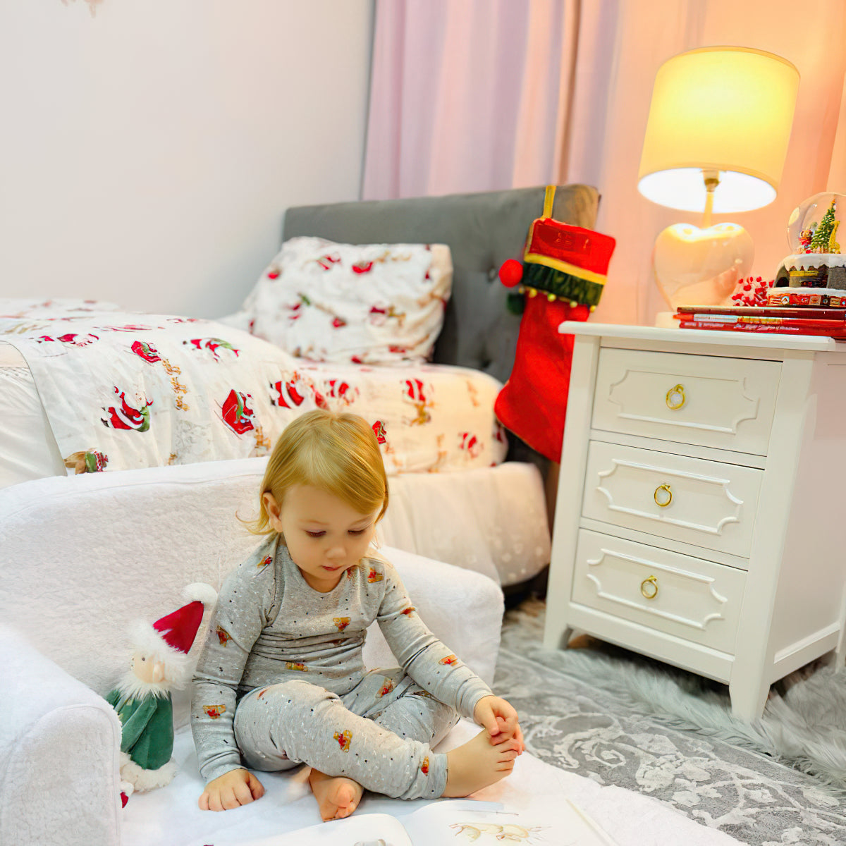 ハートテーブルランプ