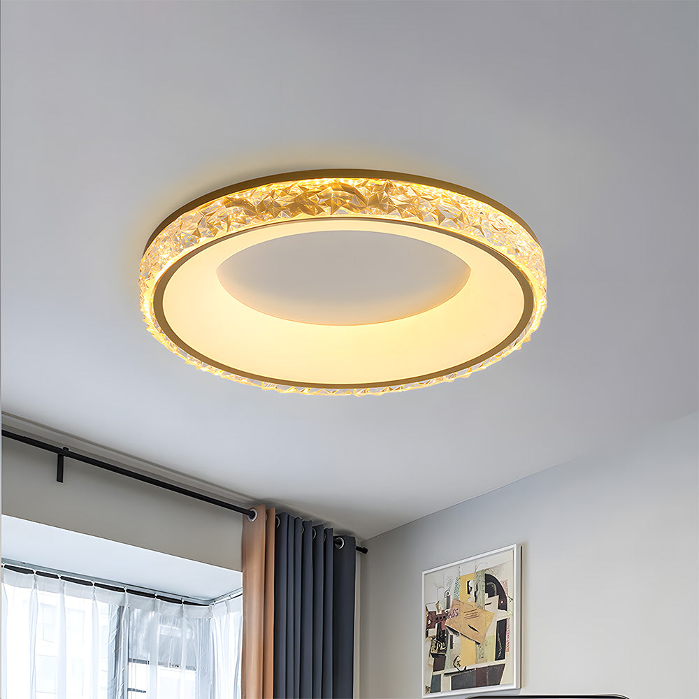 モダンな鉄製調光LEDリビングルーム天井照明