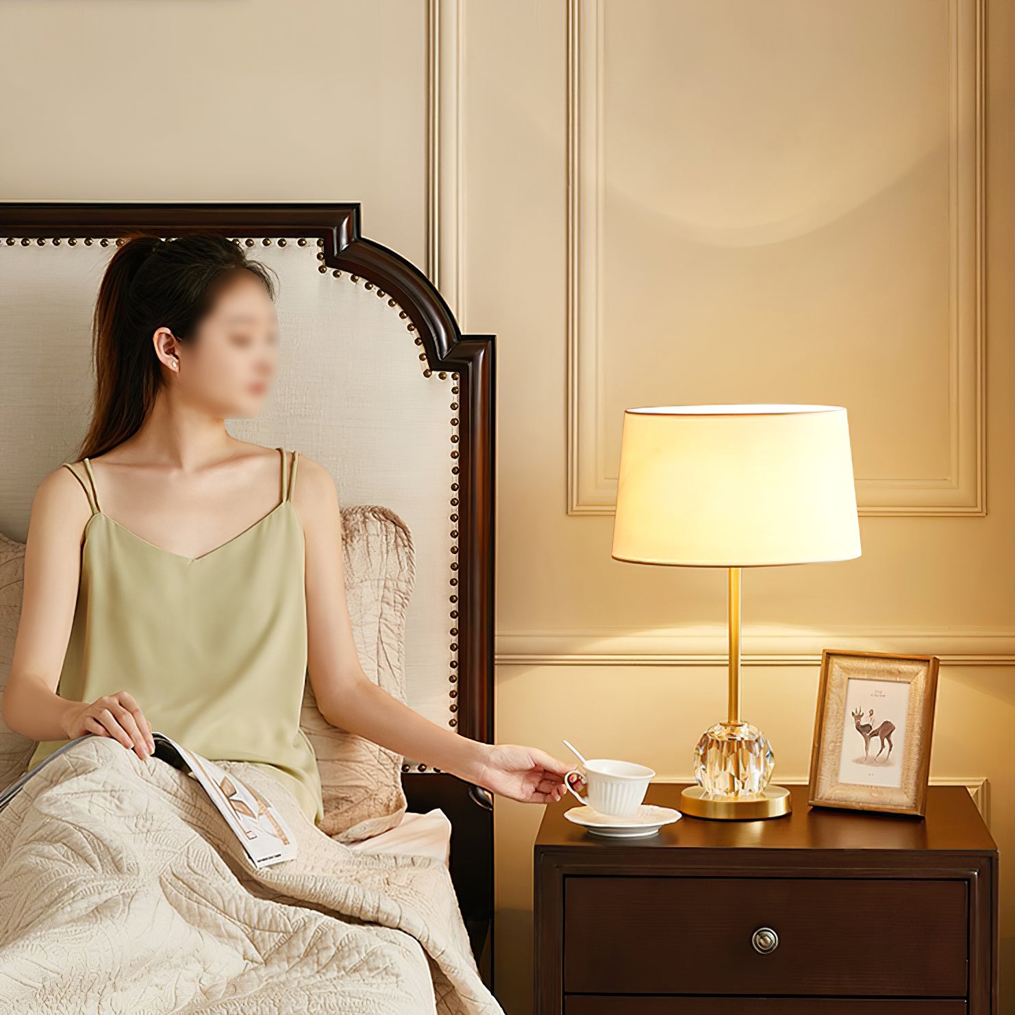 クロム テーブルランプ