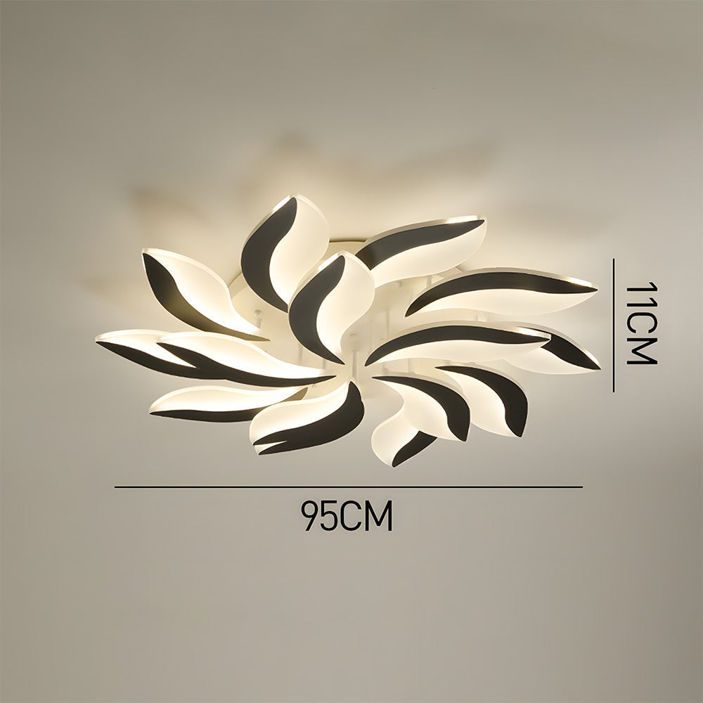 リビングルーム用マルチライトフラワーアクリルLEDシーリングライト