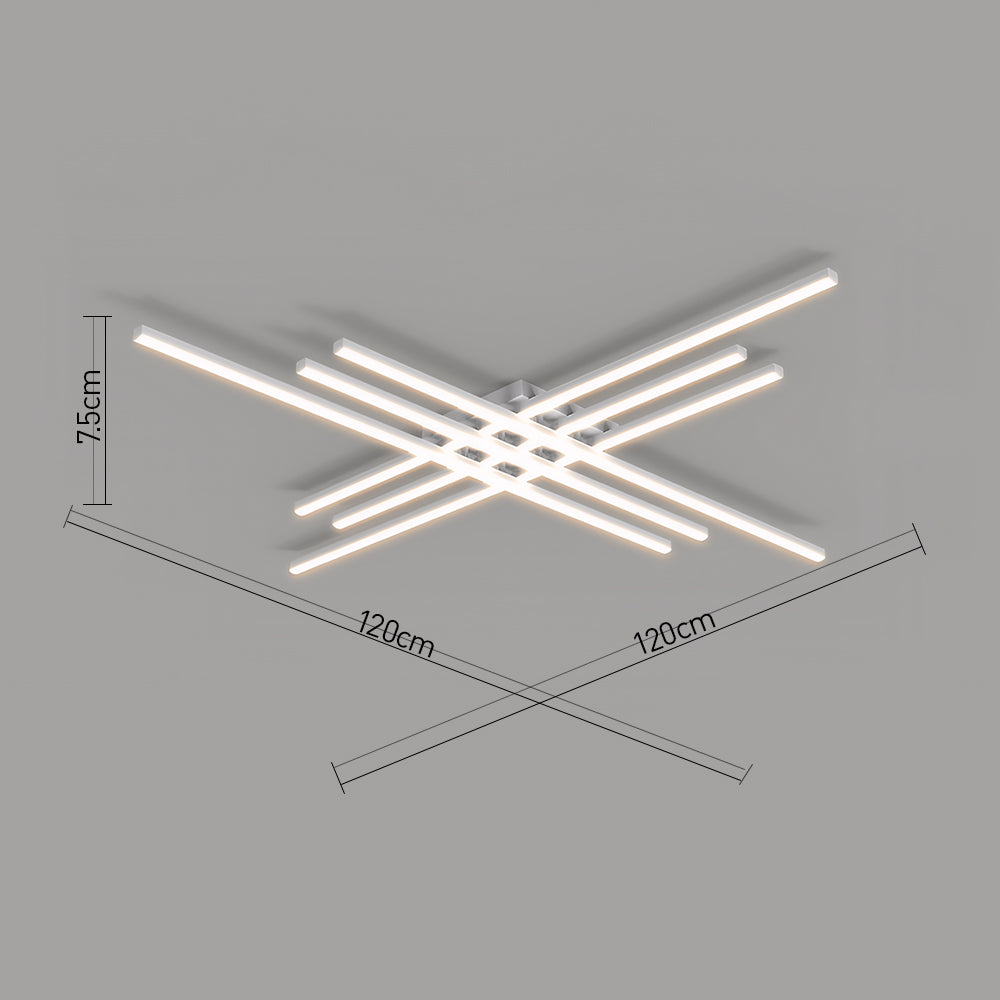 ミニマリストクリエイティブラインLED寝室天井照明