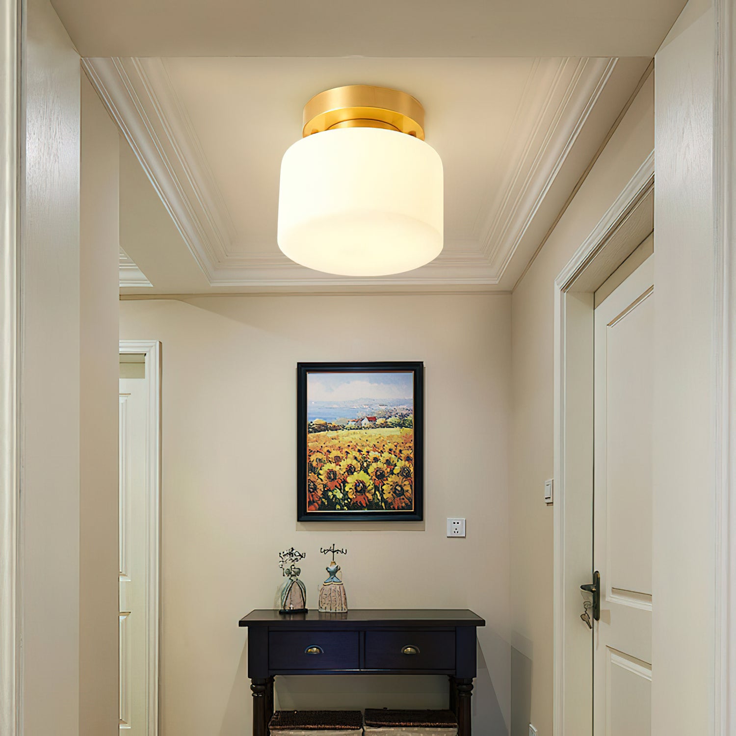 Tatum Glass Ceiling Light