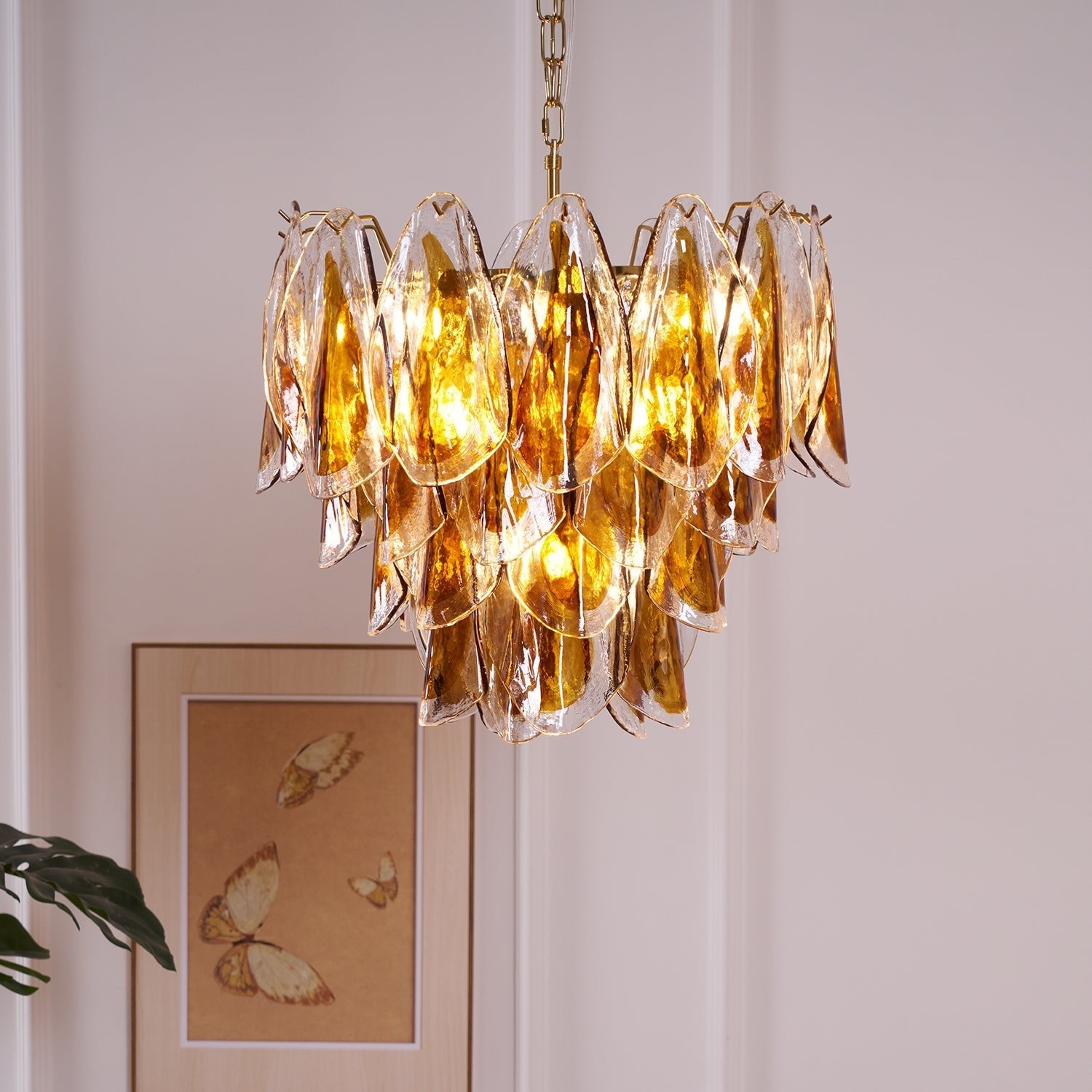Solviva Glass Chandelier