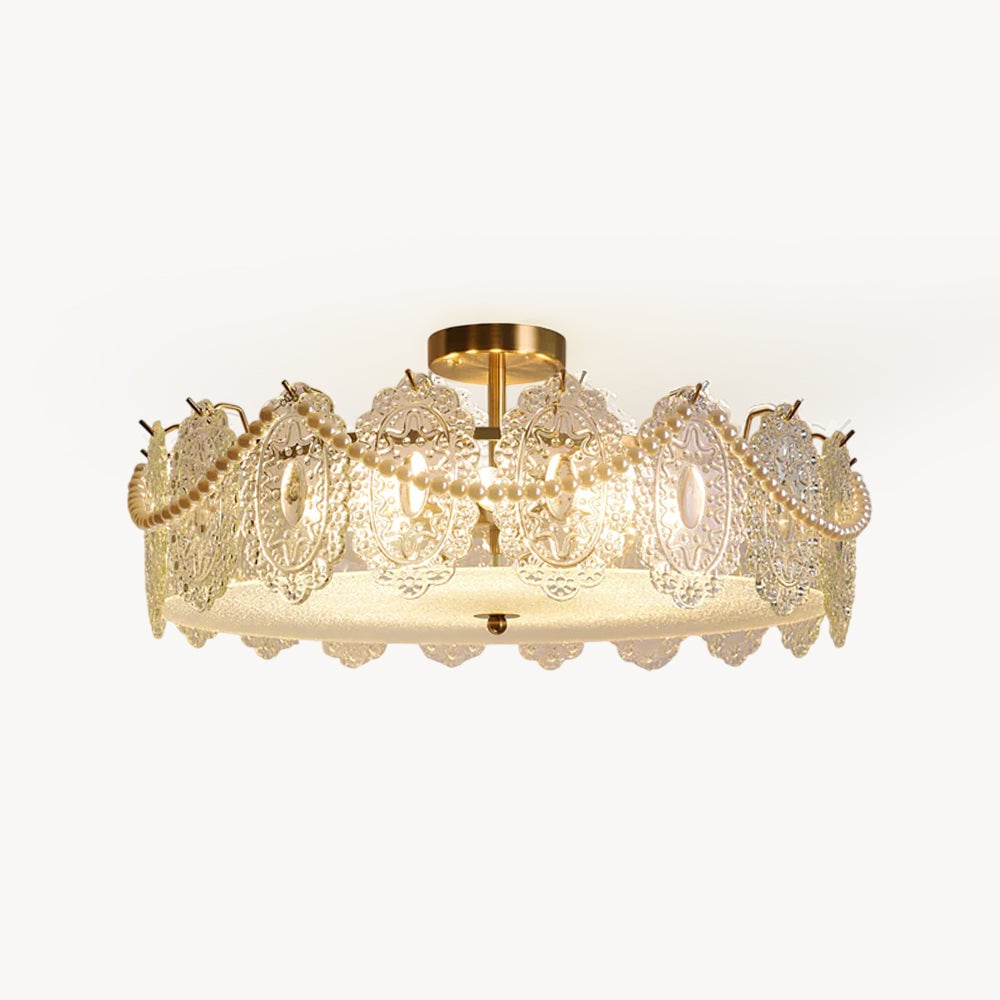 ドラムクリスタルシャンデリア