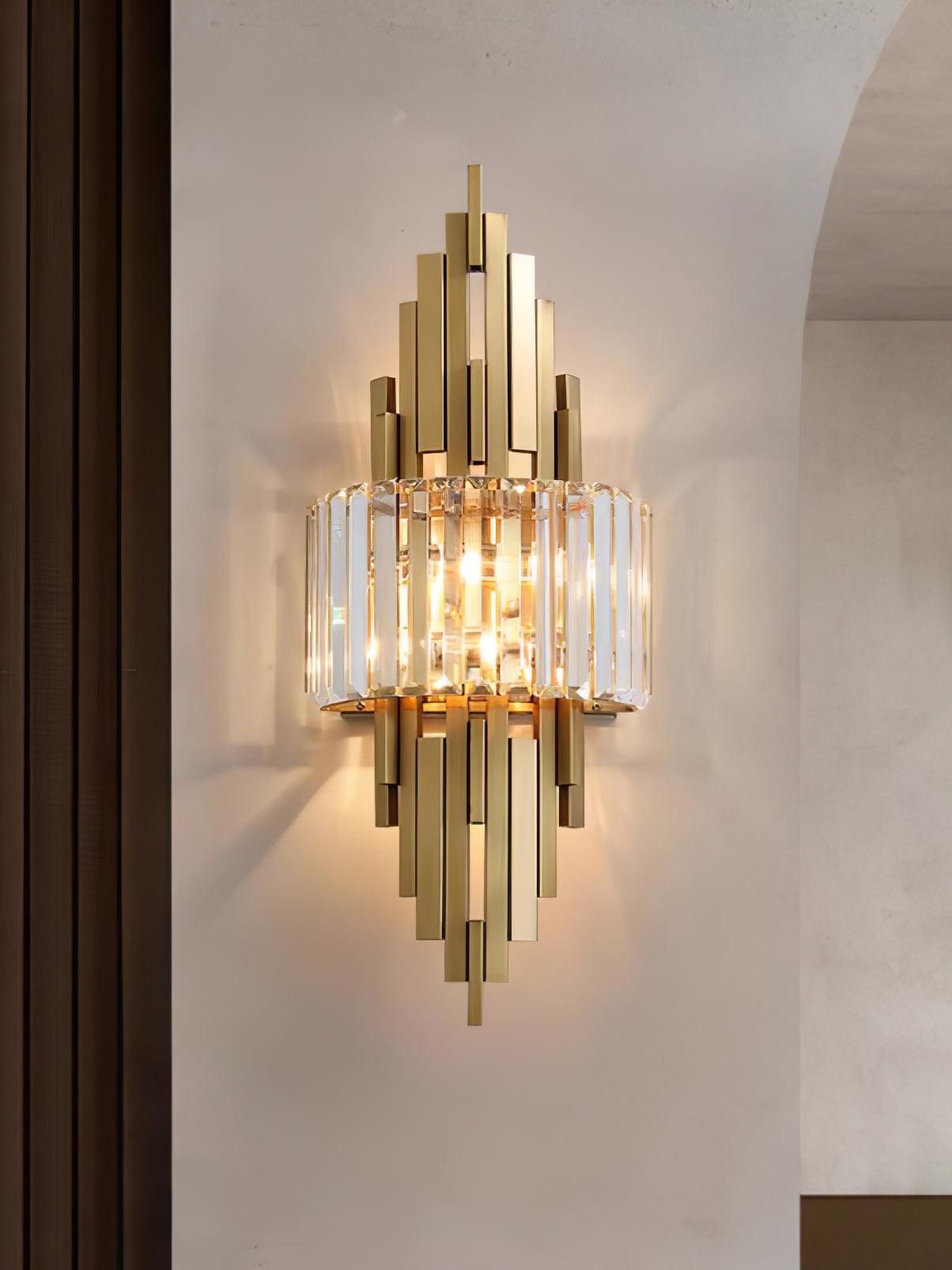 キューブクリスタルウォールランプ