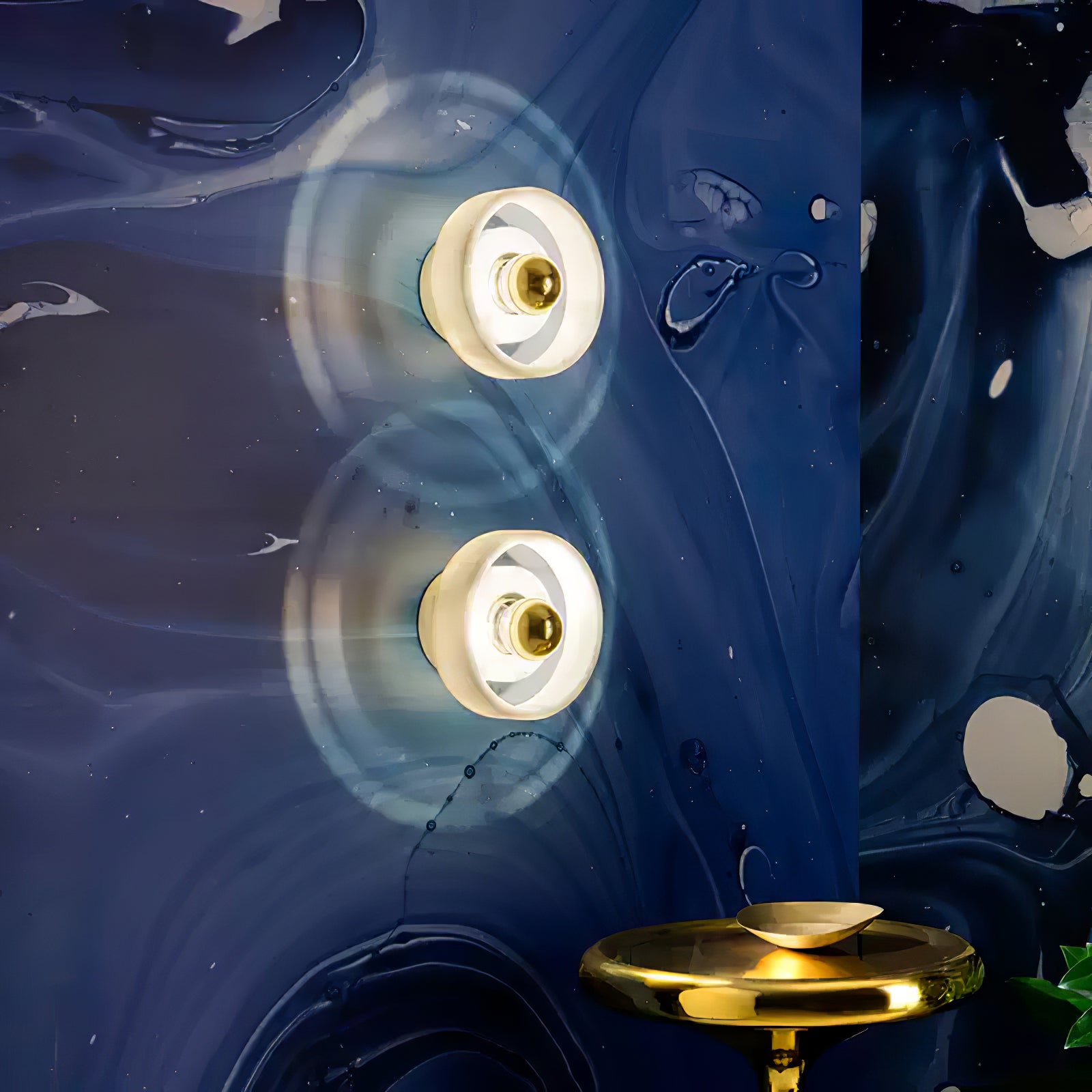 大理石のオーラ ウォール ランプ