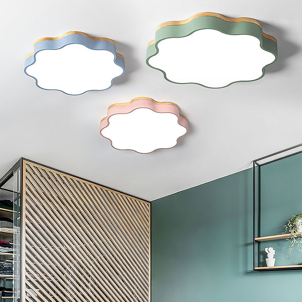 寝室用アクリルフラワーキッズLEDシーリングライト