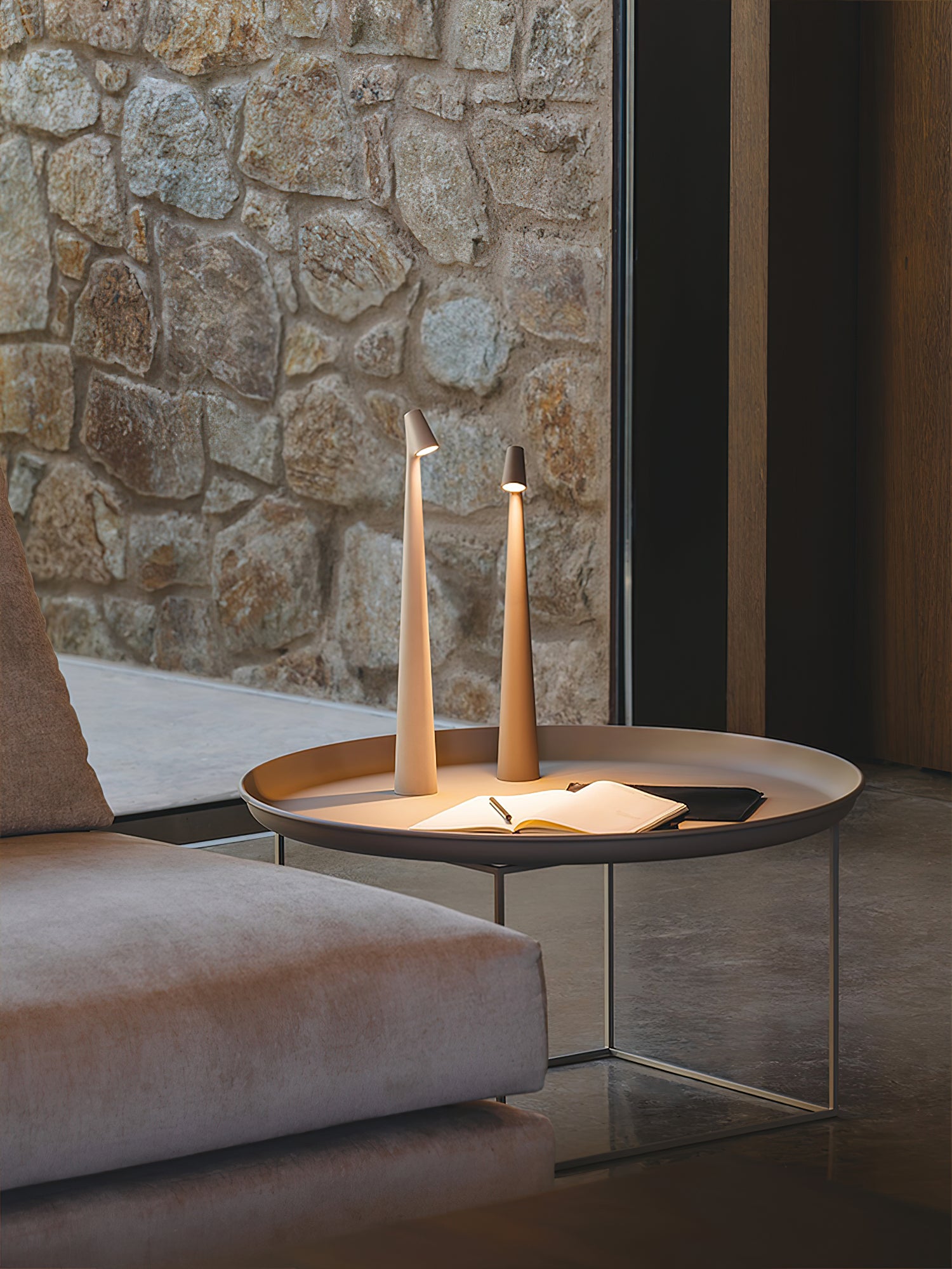 アフリカ ポータブル テーブル ランプ