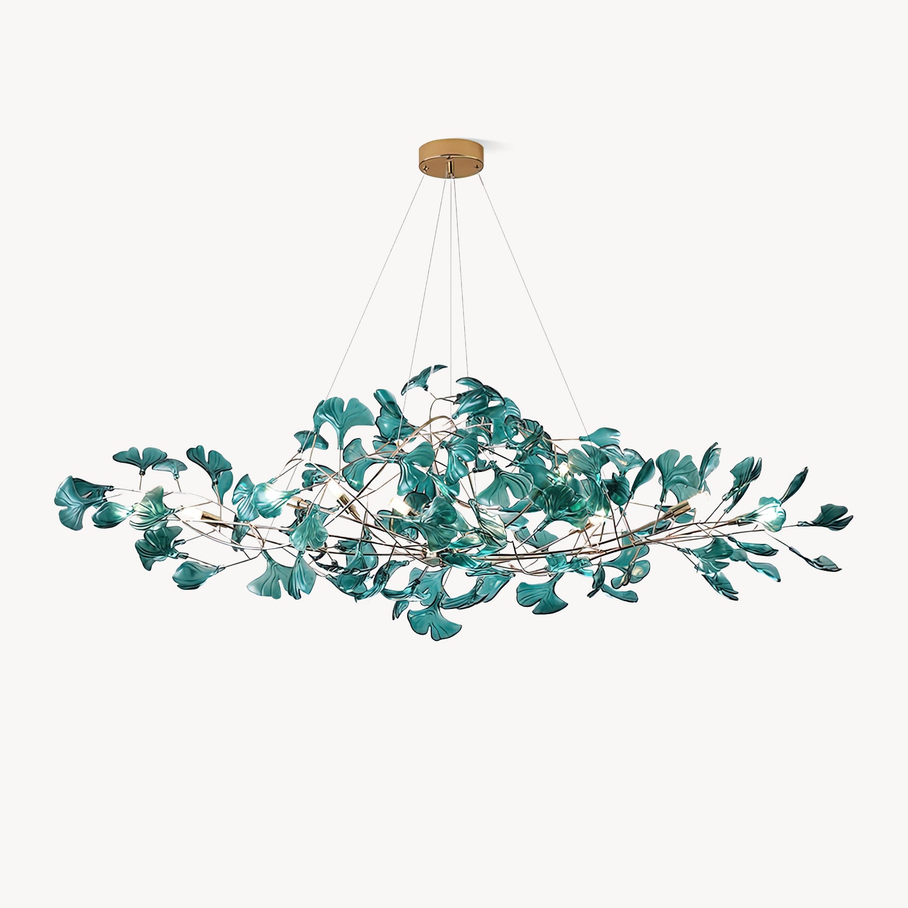 Acrylic Gingko Chandelier