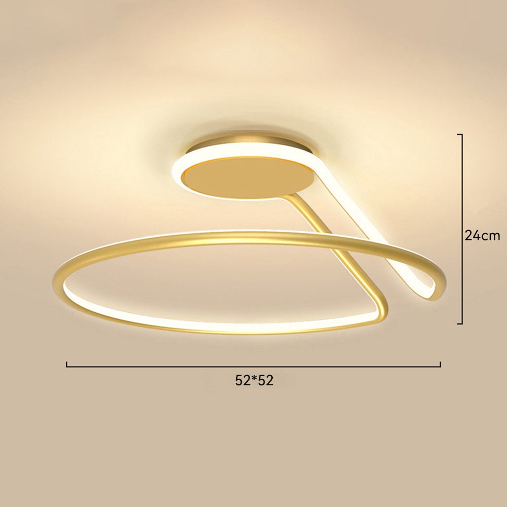 モダンなアクリル製調光LED寝室用シーリングライト