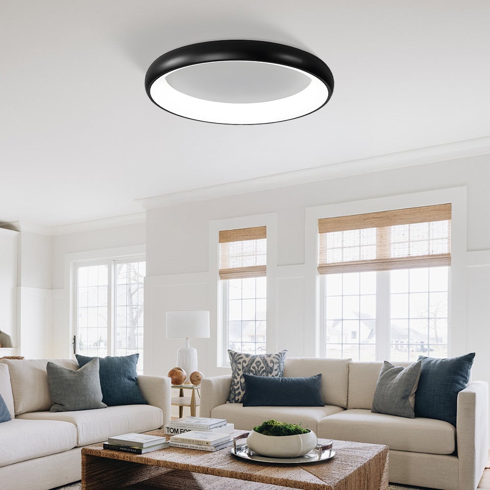 天井に近接するモダンなLEDフラッシュシーリングライト