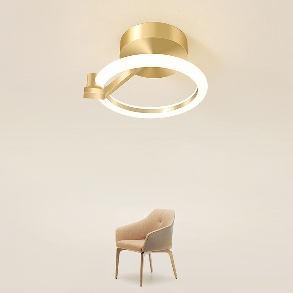 高級ミニゴールドリビングルームLEDシーリングライト