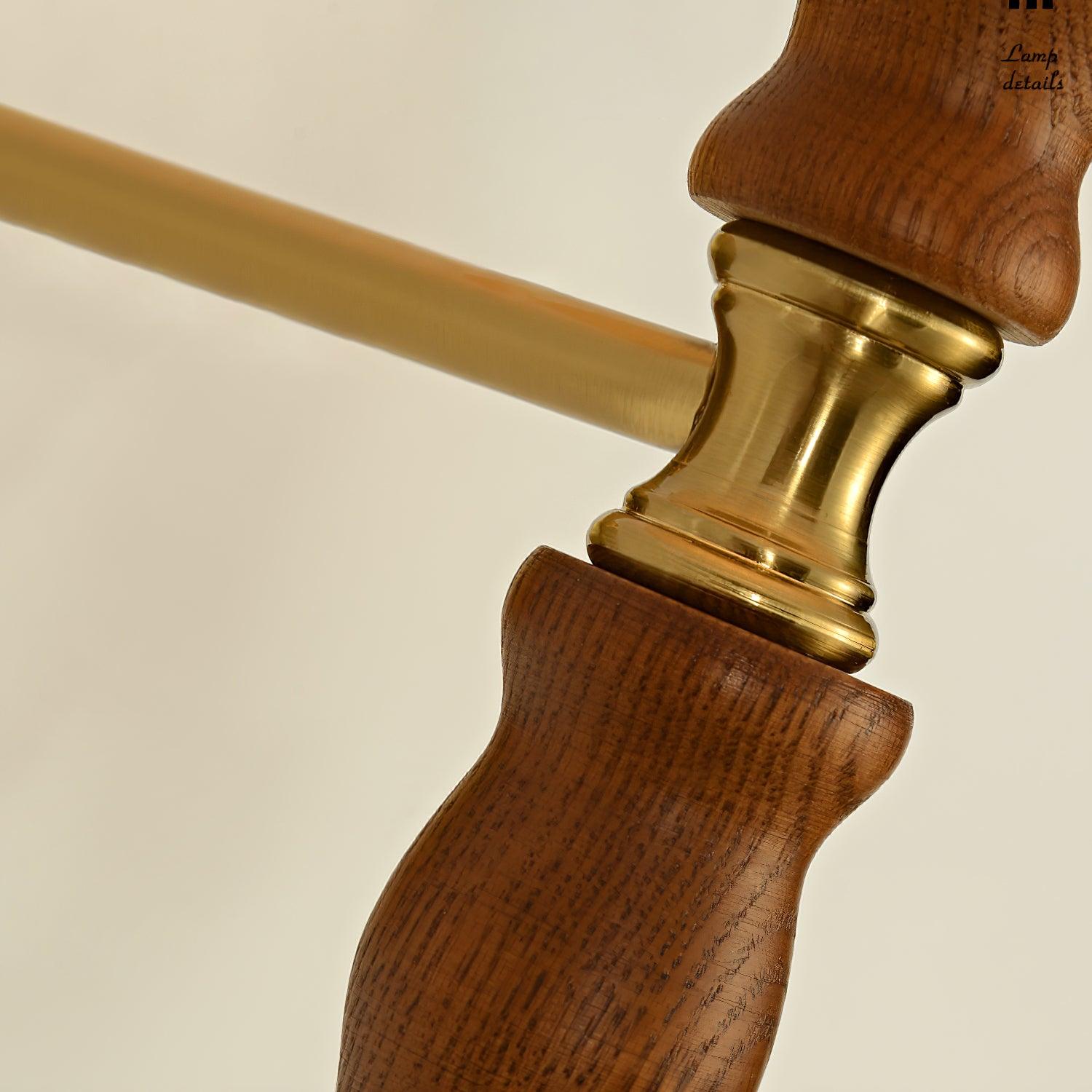 プリーツウォールナットウォールライト