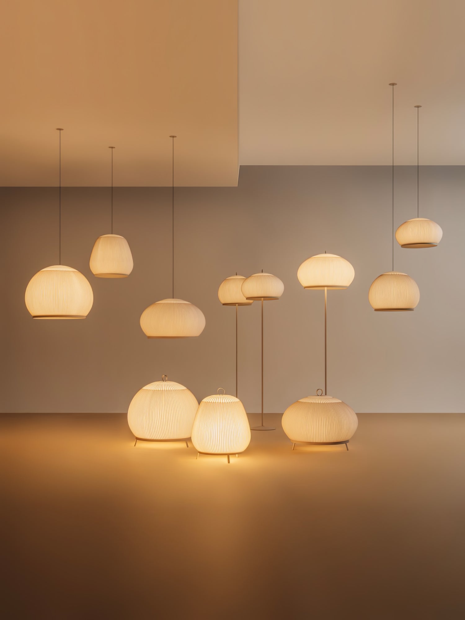 ランタンニットテーブルランプ