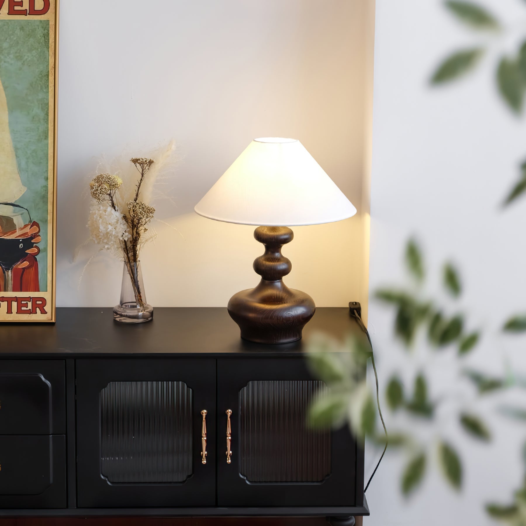 クリエイティブひょうたんテーブルランプ