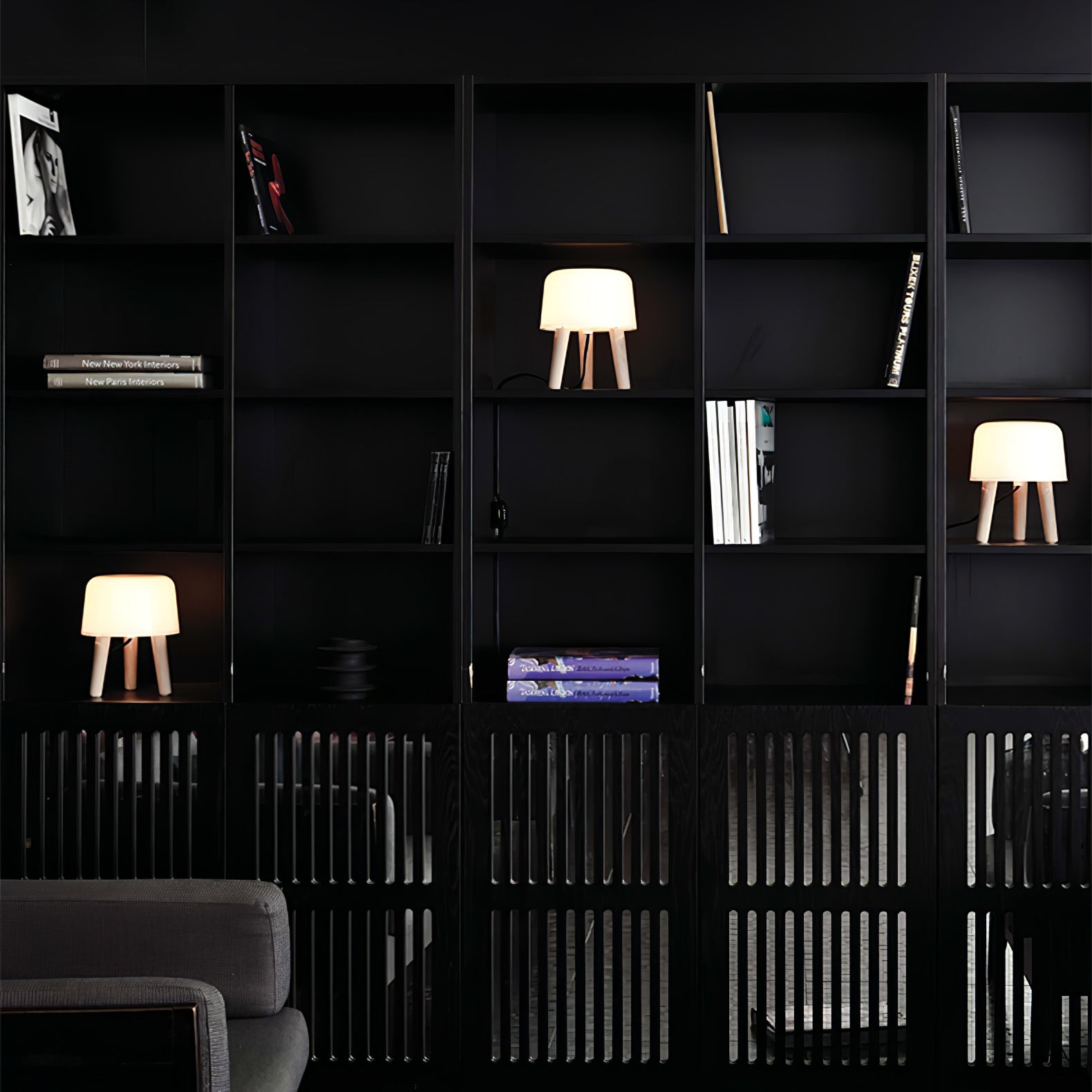 ミルクテーブルランプ