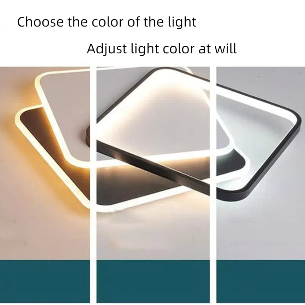 リビングルーム用工業用アイアンブラックフラッシュLEDシーリングライト