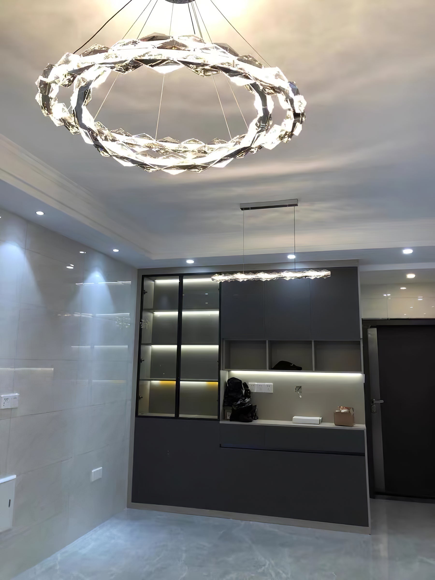 ロンバスクリスタルシャンデリア