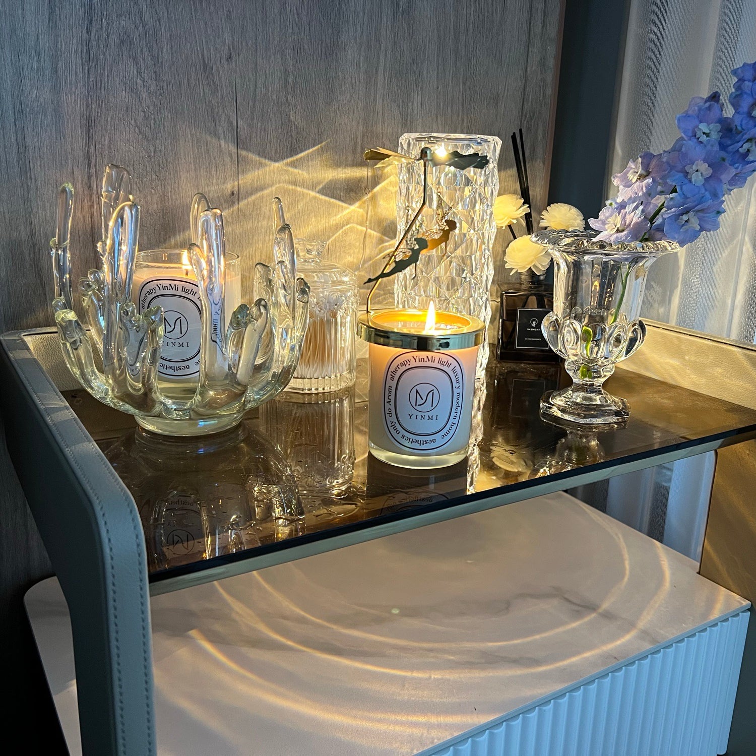 Diamond Cut Table Lamp