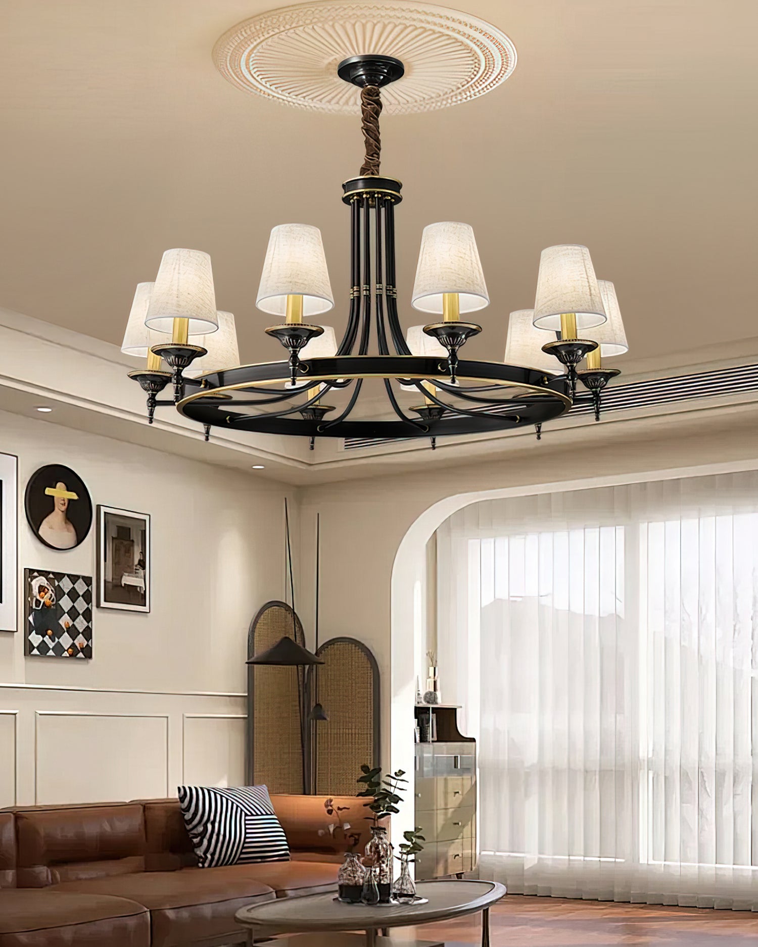 Myrna Fabric Chandelier