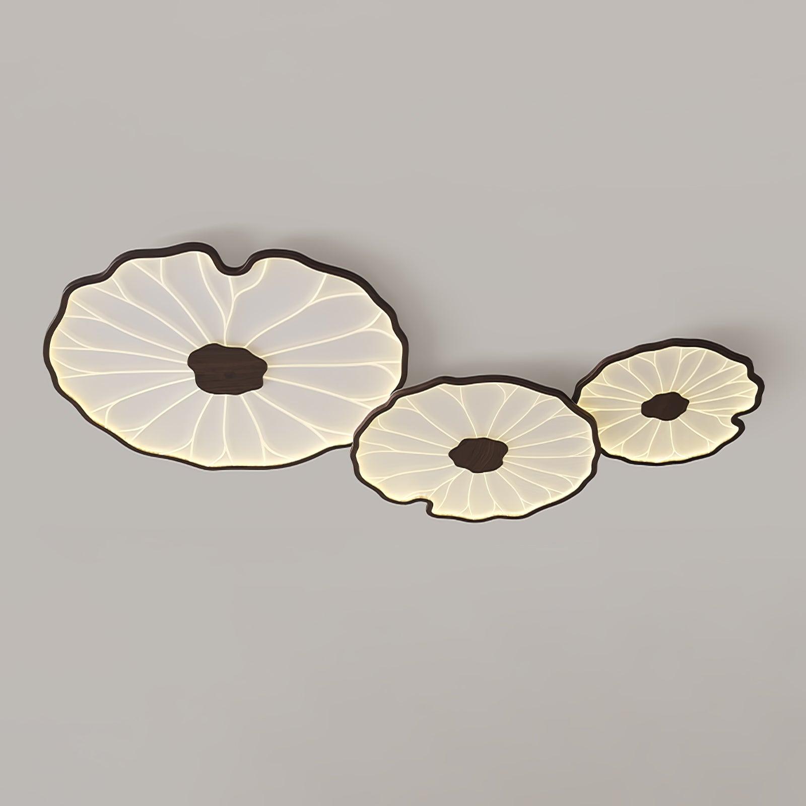 蓮の葉アクリルシーリングランプ