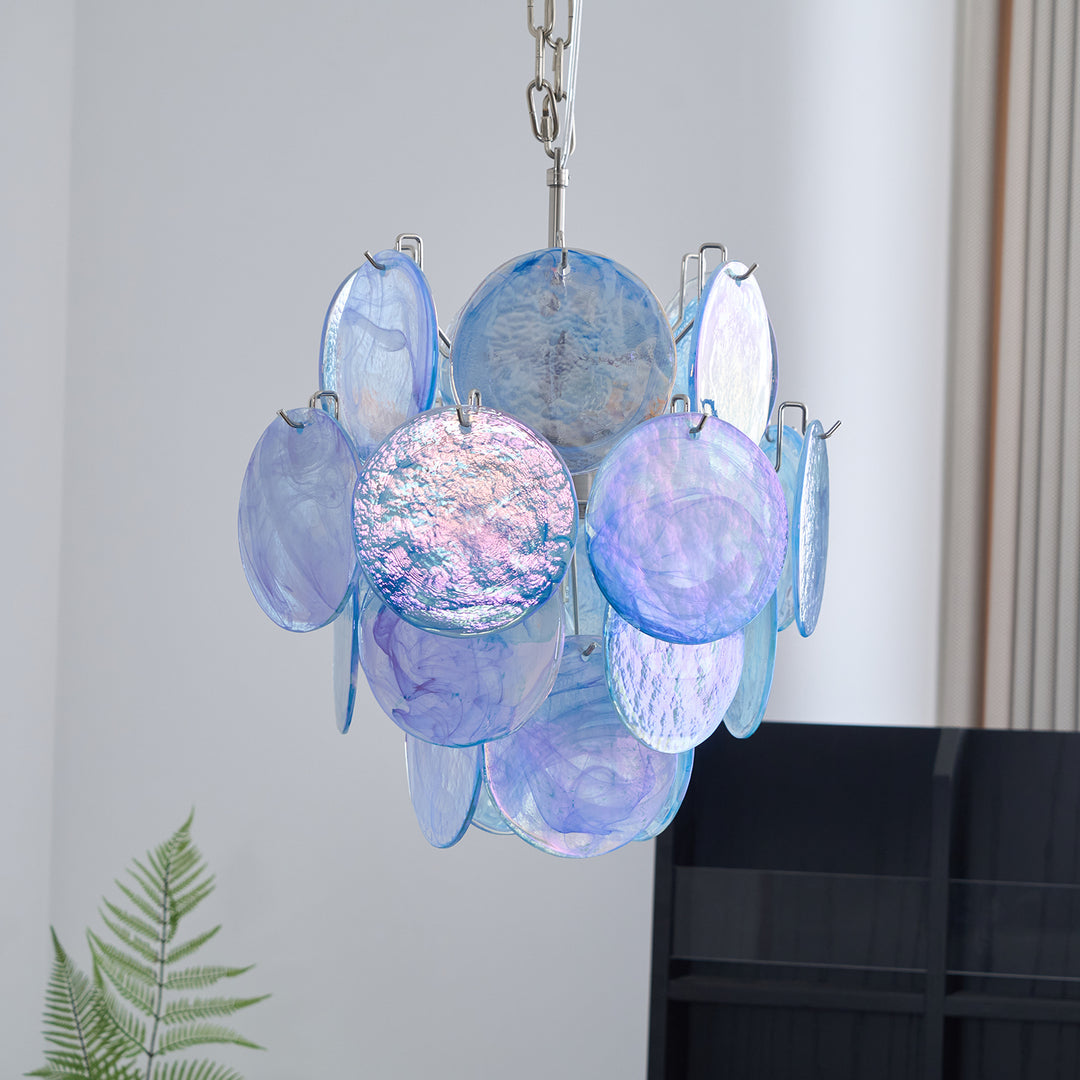 Loire Valley Glass Chandelier