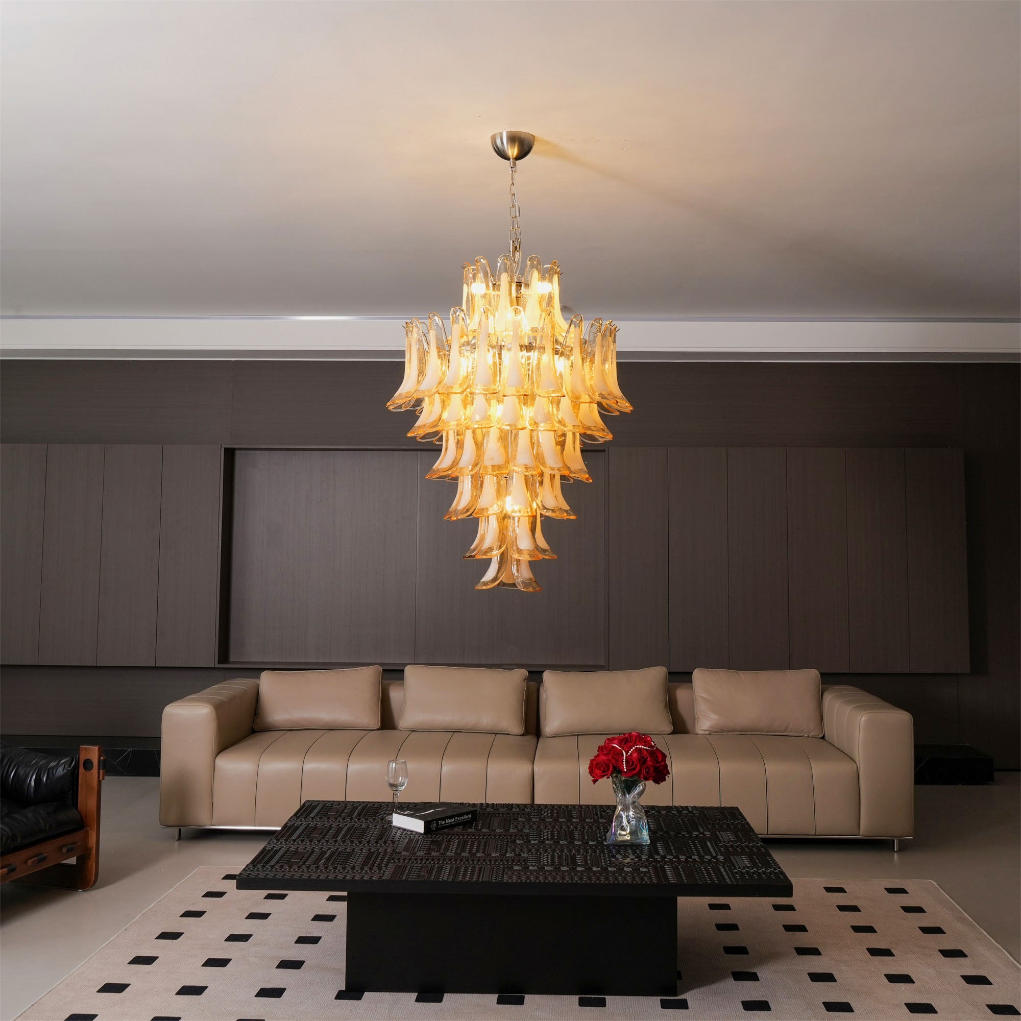 Mazzega Petals Chandelier