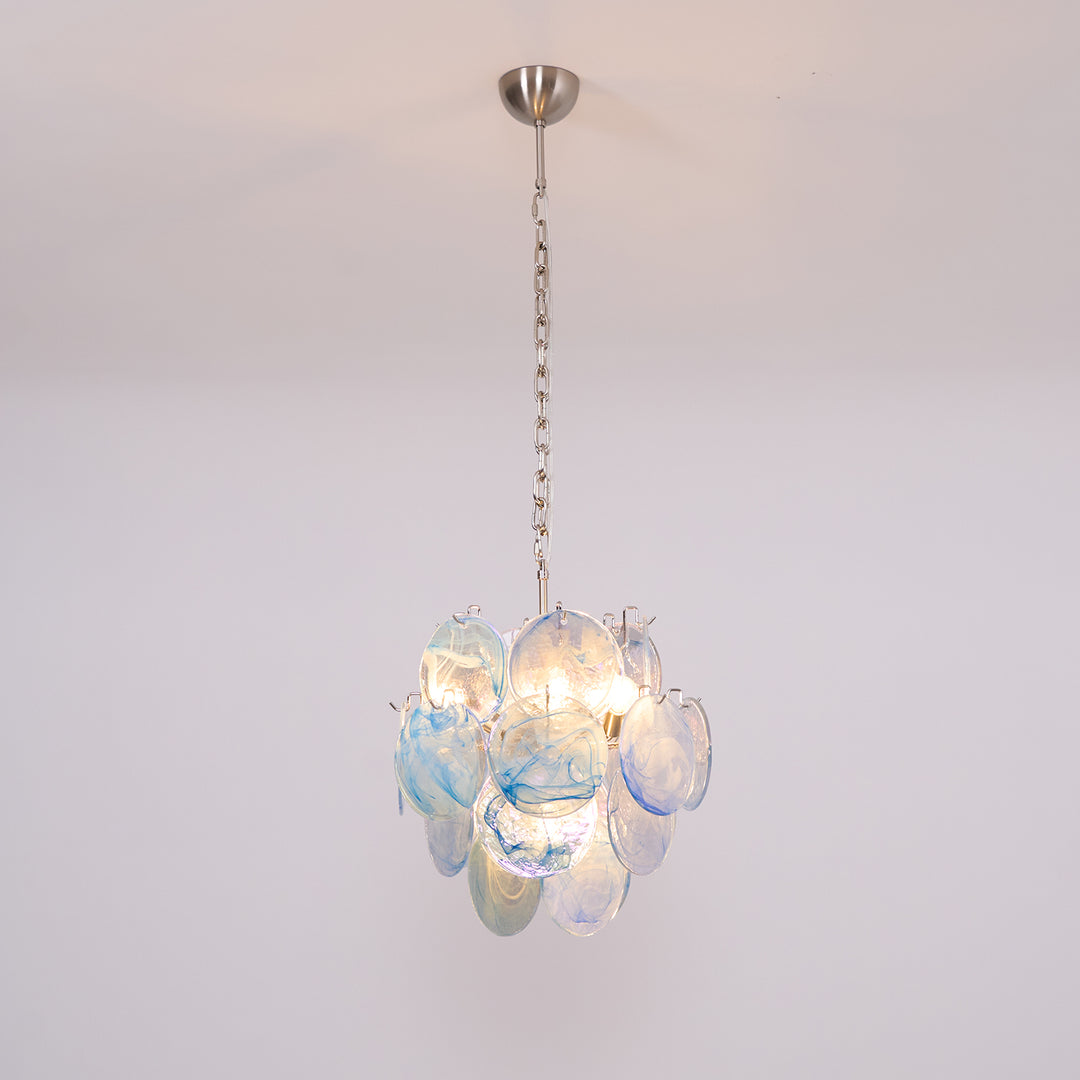 Loire Valley Glass Chandelier