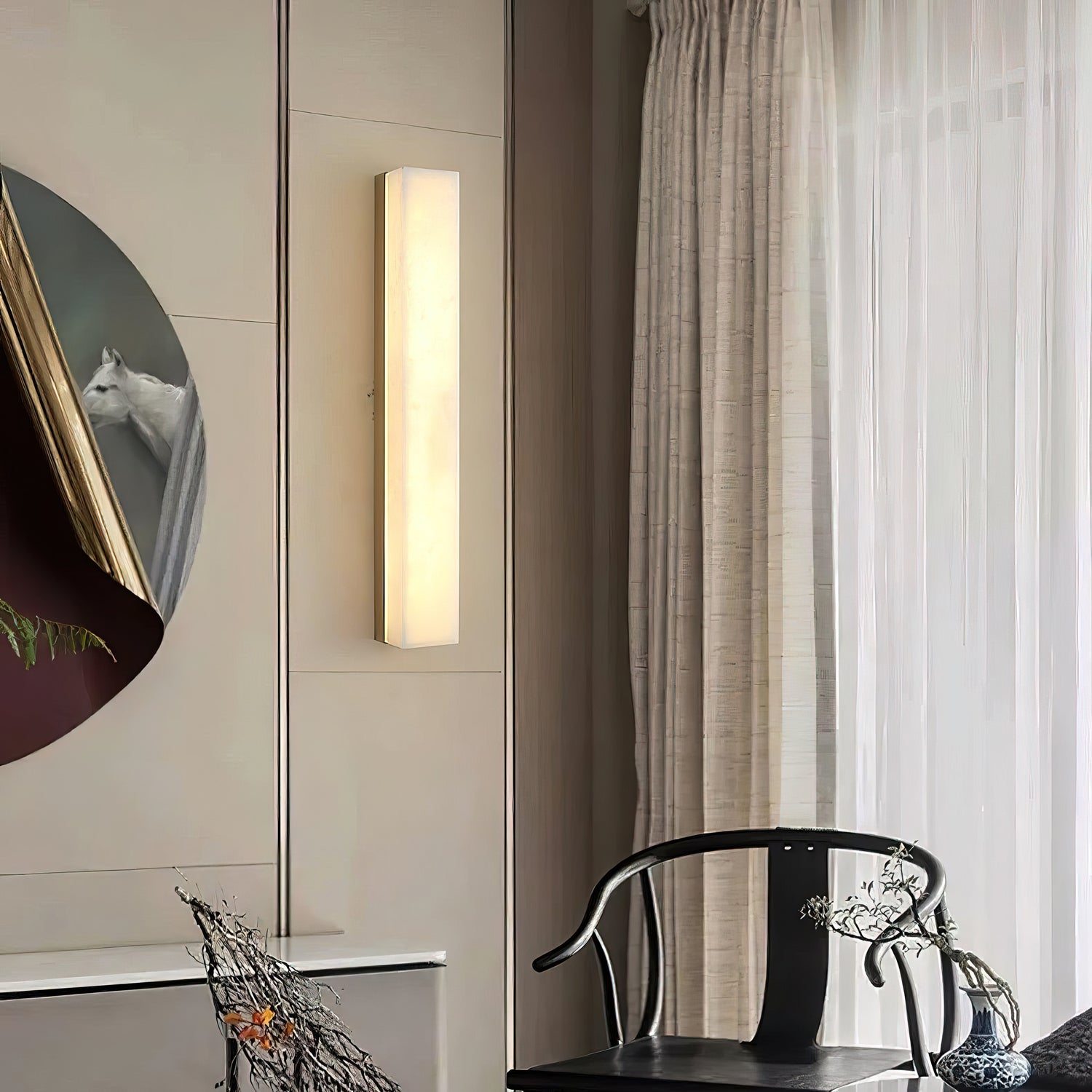 Delaney Alabaster Wall Lamp