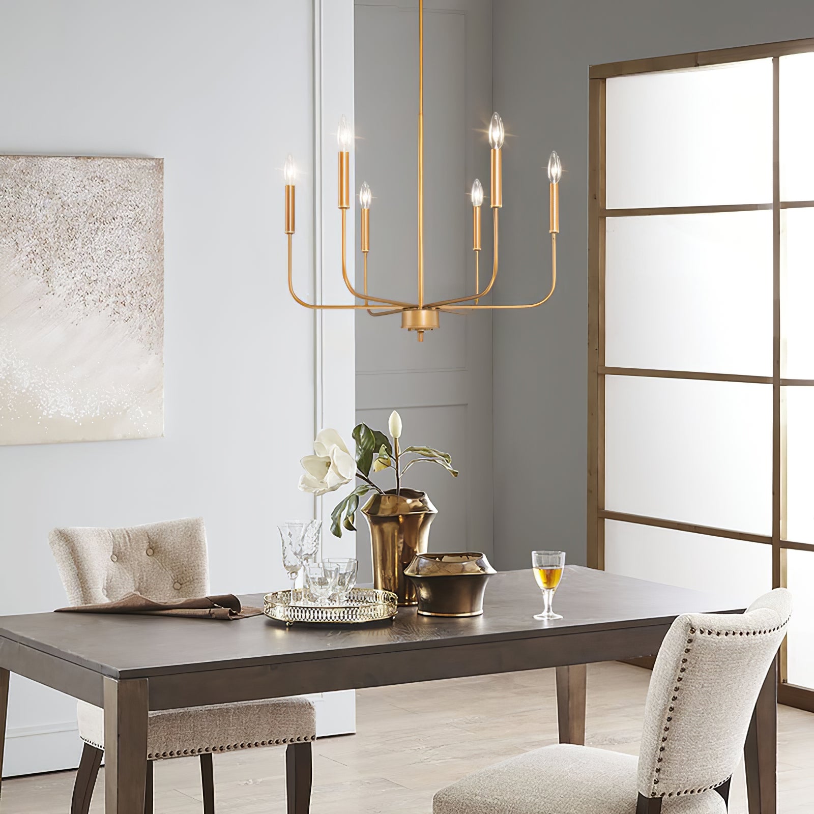 ケイラ 調光可能 クラシック シャンデリア