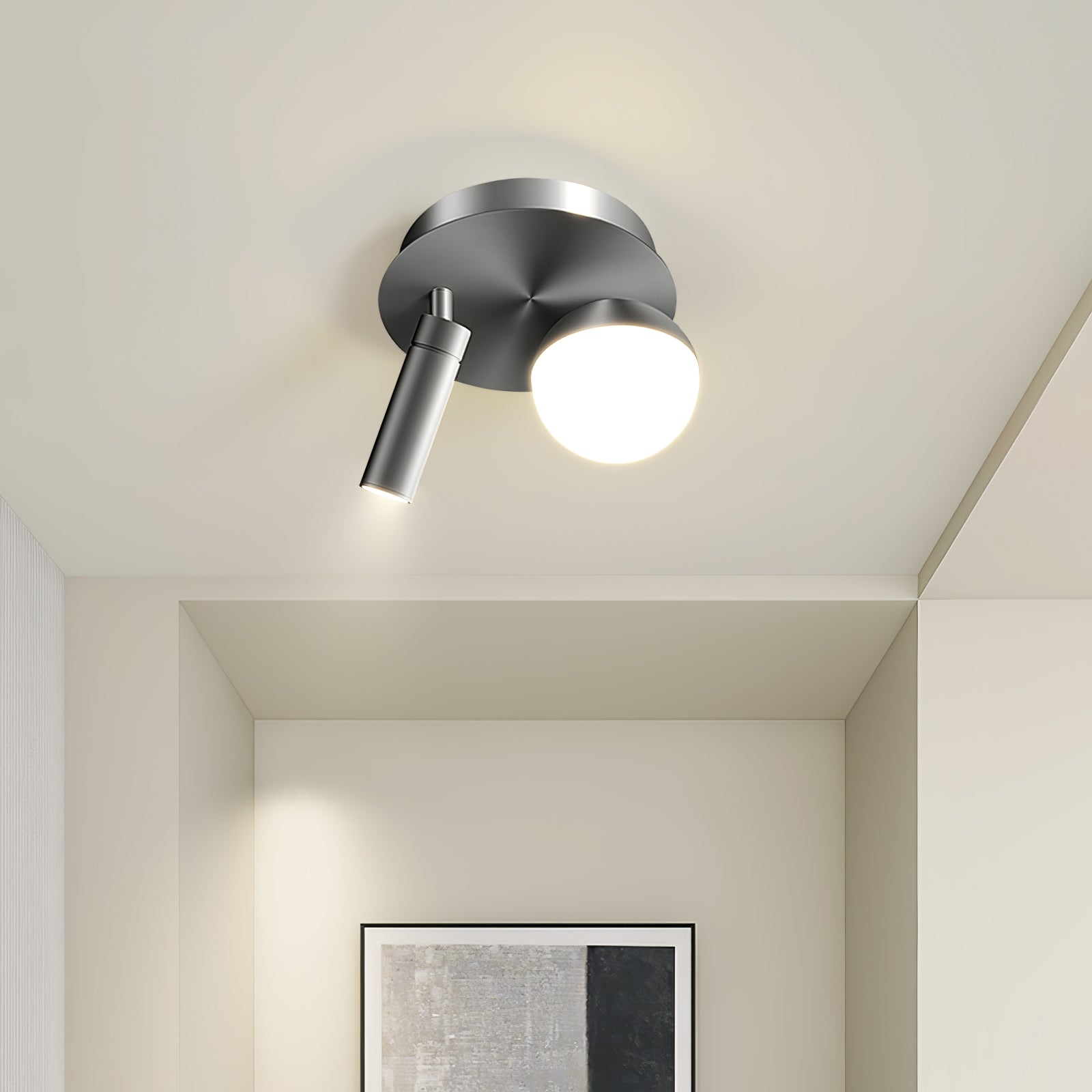 丸型スポットライト天井照明