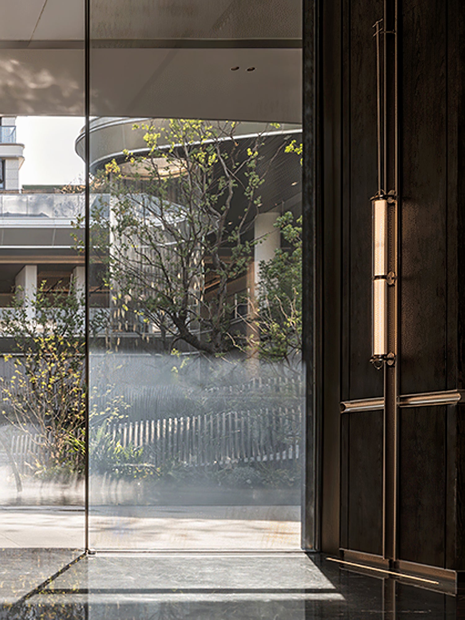 メリディアン垂直壁取り付け用燭台