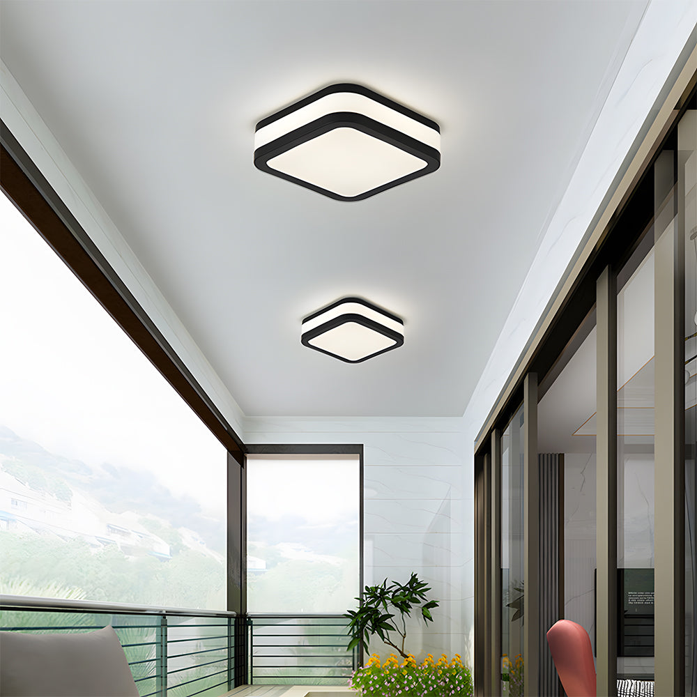 リビングルーム用のモダンなフラッシュシーリングライト