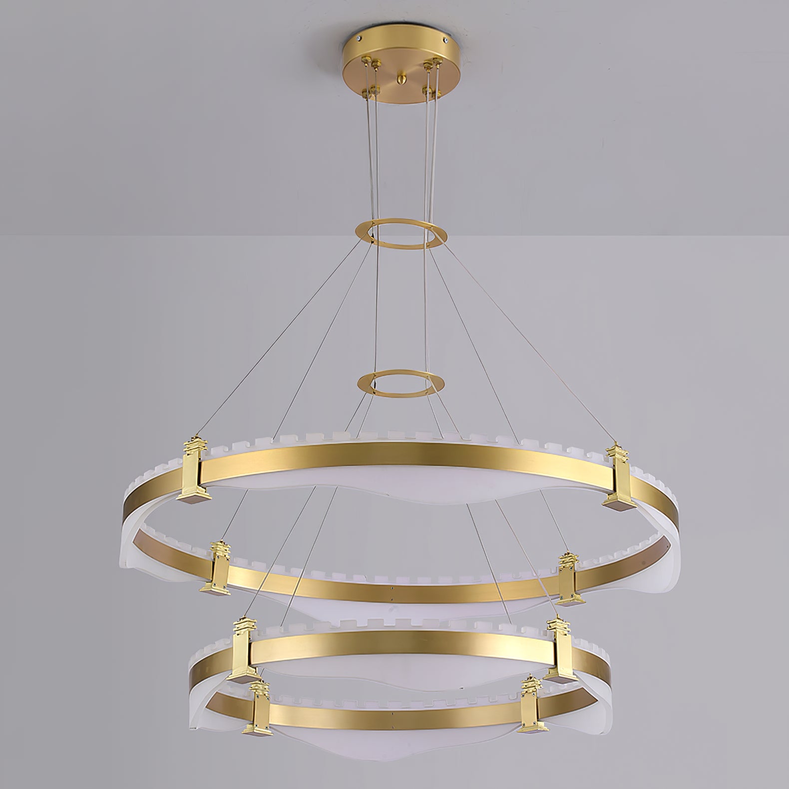 Ring Metallic Chandelier
