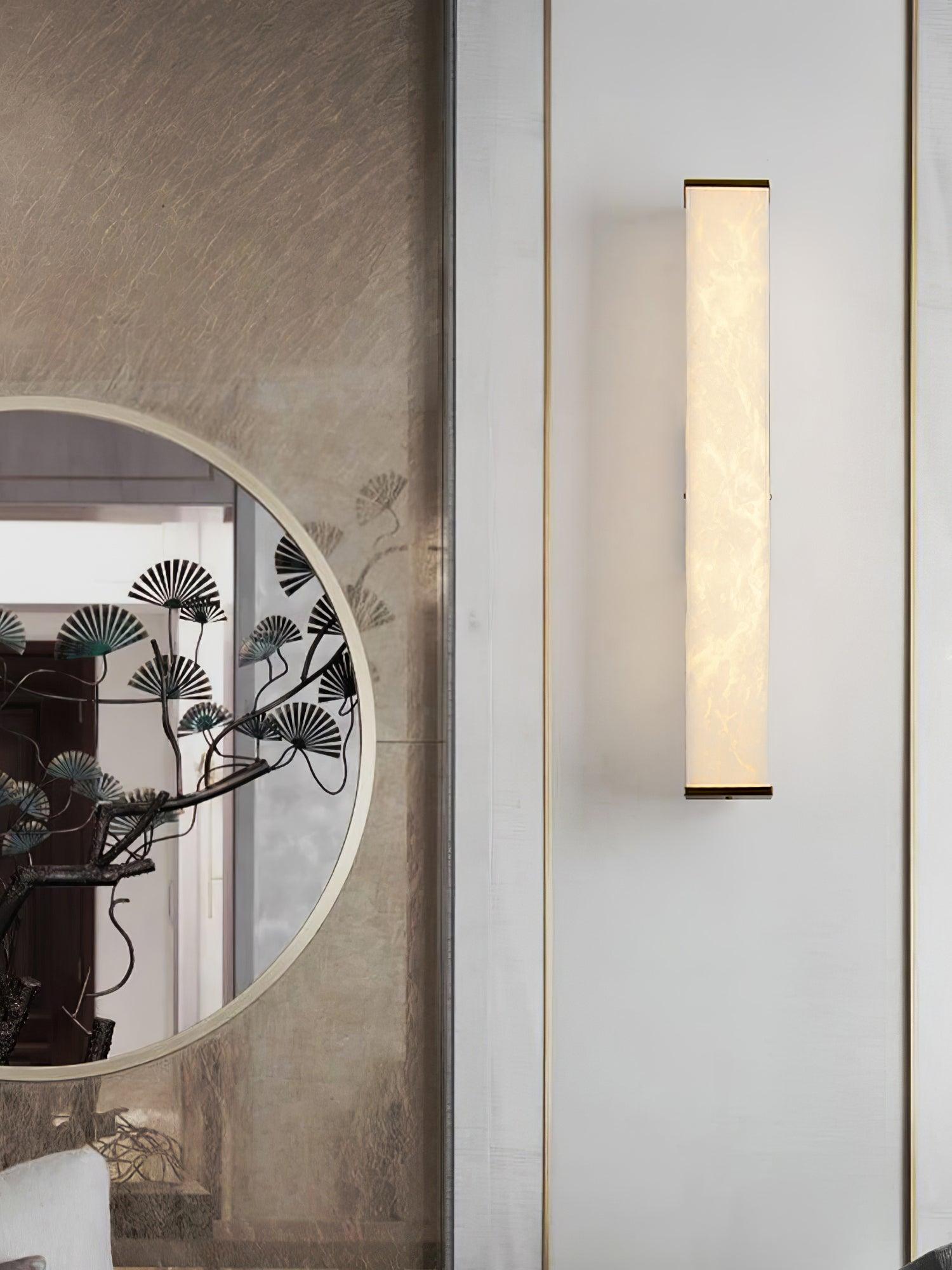 直方体アラバスターウォールライト