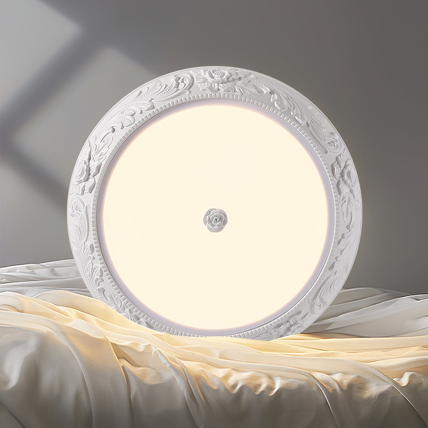 エンボス加工樹脂製シーリングライト