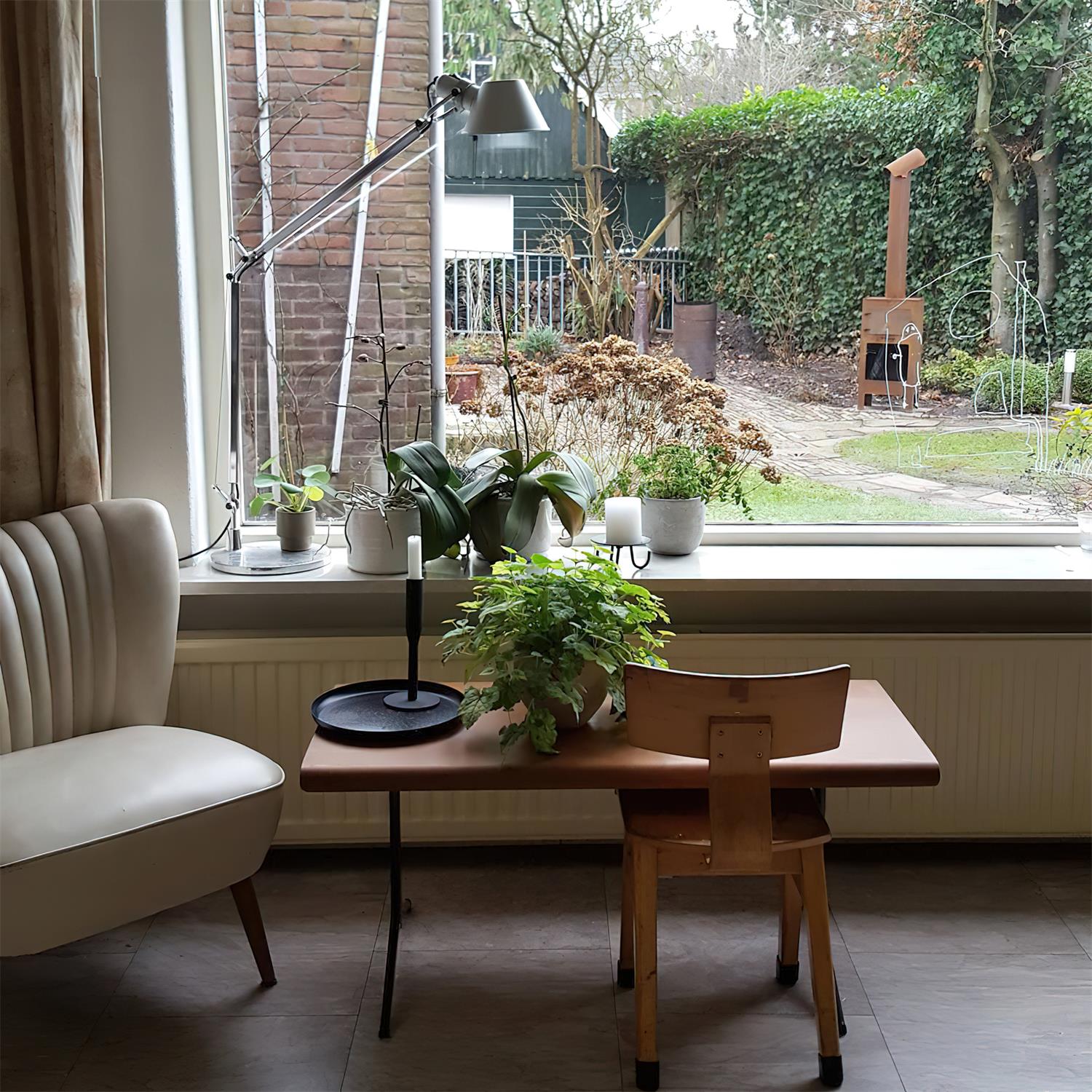 ブルテーブルランプ