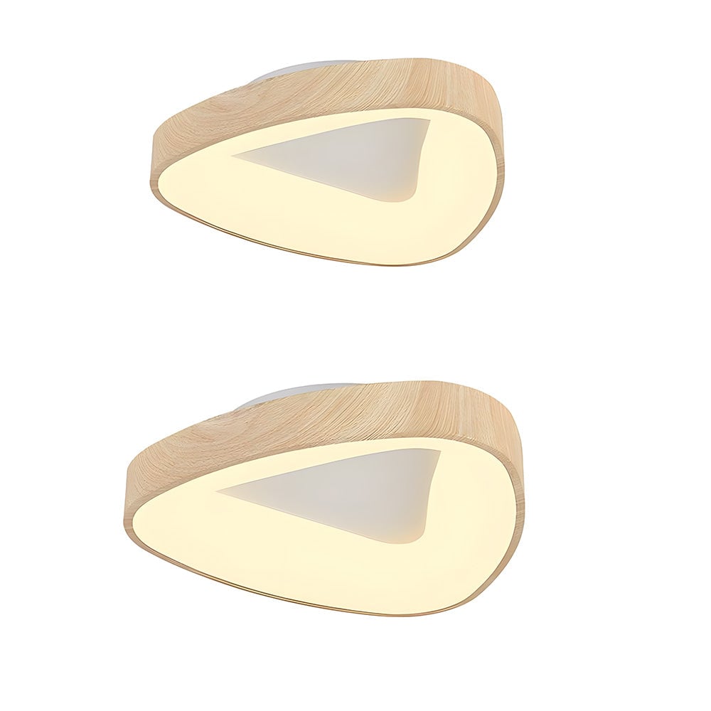 シンプルな鉄製フラッシュマウントLEDシーリングライト