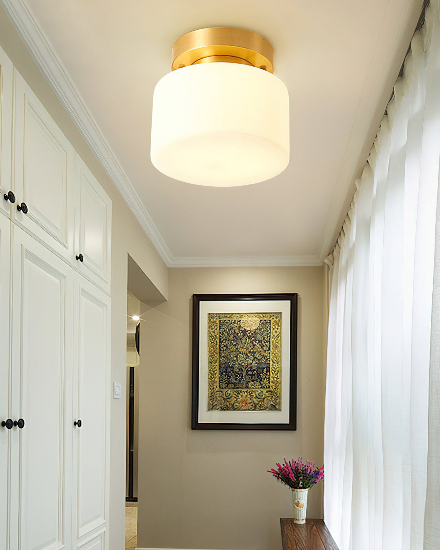 Tatum Glass Ceiling Light