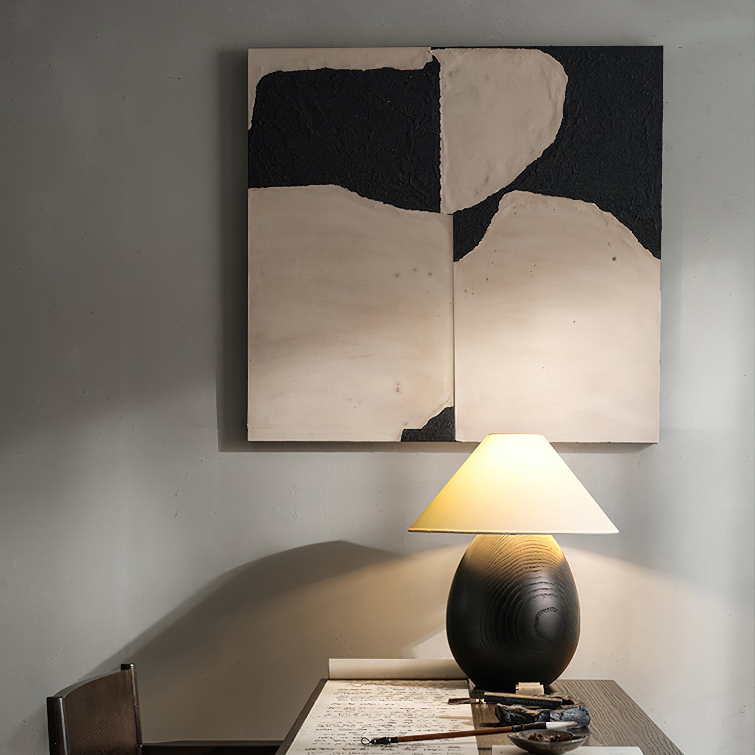 マウンテンウッドテーブルランプ