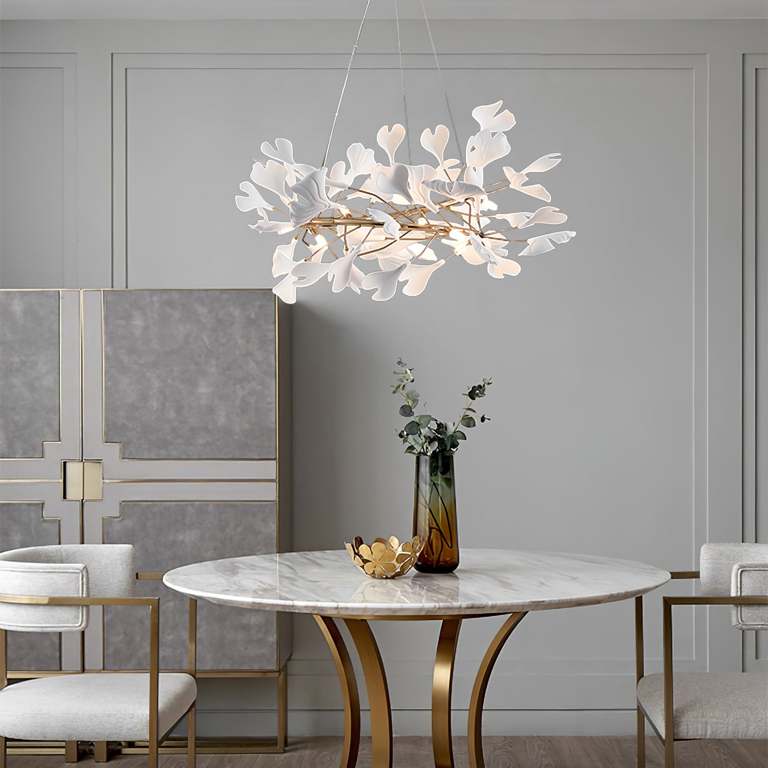 Gingko Chandelier O