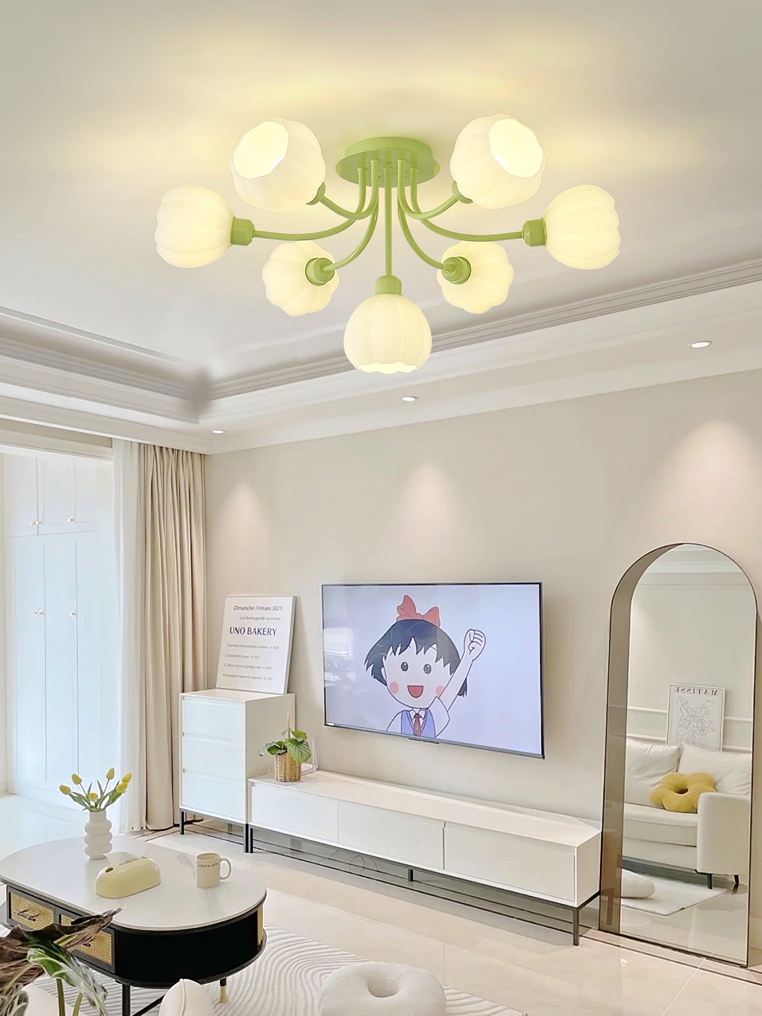 かぼちゃ抹茶シーリングランプ