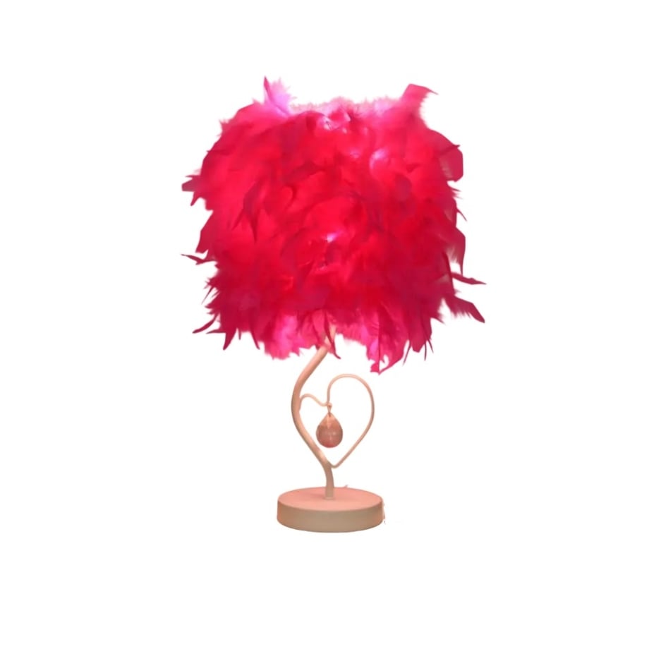 フェザークリスタルテーブルランプ